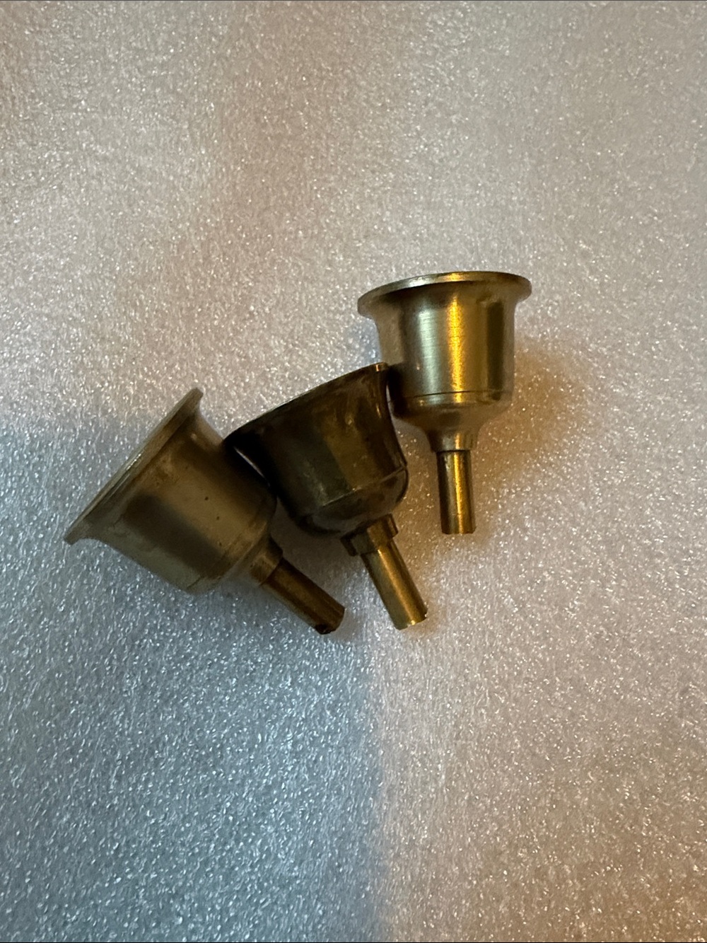 Small candle holder Brass  - Warm Gold Finish